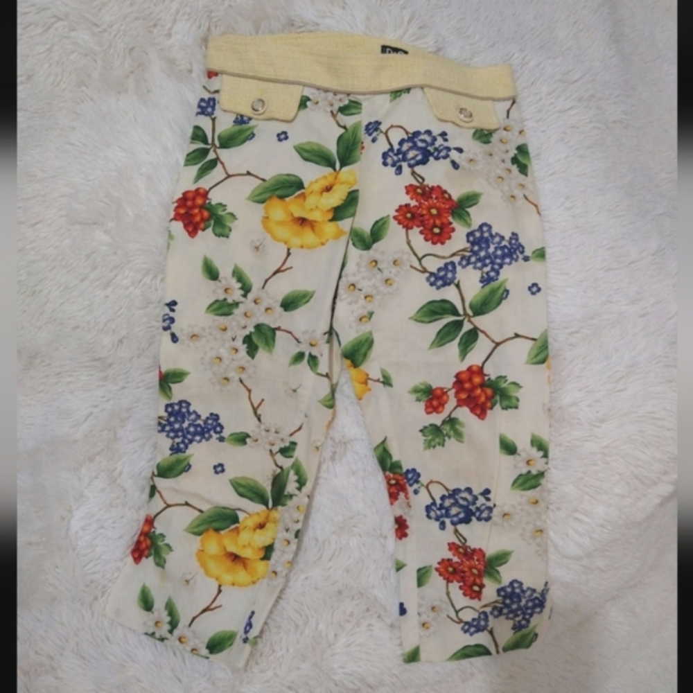 Dolce and Gabbana Flower Print Trousers (small)